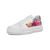 Sneaker ARA "Ara Sneaker Lederimitat", Damen, Gr. 39, weiß, Lederimitat, casual, Schuhe