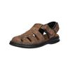 Sandale JOSEF SEIBEL "Josef Seibel Sandalen Leder", Herren, Gr. 44, braun, Leder, casual, Schuhe