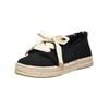 Espadrille TOMS "TOMS Halbschuhe Textil", Damen, Gr. 38, schwarz (schwarz, beige), Textil, casual, Schuhe