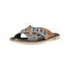 Pantolette MUSTANG SHOES "Mustang Shoes Pantoletten Lederimitat", Herren, Gr. 43, grau (dunkelgrau), Lederimitat, casual, Schuhe