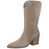 Stiefel PAUL GREEN "Paul Green Stiefel Veloursleder", Damen, Gr. 38,5, beige, Veloursleder, casual, Schuhe
