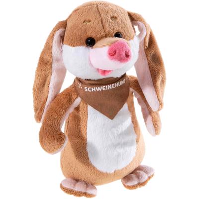Kuscheltier HEUNEC "Fitness Freund, Schweinehund", braun, Plüschfiguren, KinderB:12cm H:25cm, B:12cm H:25cm