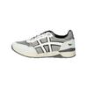 Sneaker MUSTANG SHOES "Mustang Shoes Sneaker Lederimitat/Textil", Herren, Gr. 40, grau (weiß, grau), Lederimitat, Textil, casual, Schuhe