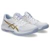 Hallenschuh ASICS "GEL-ROCKET 12", Gr. 37,5, weiß, champagne, Synthetik, sportlich, Schuhe