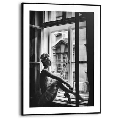 Poster REINDERS "Ballerina", schwarz (farbe bild(er): schwarz, weiß), B:30cm H:40cm T:1,6cm, MDF, Bilder Image