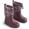 Gummistiefel WHEAT "Wheat Winter - Gummistiefel Thermo Snowboot Drizzle", Damen, Gr. 23, Normalschaft, lila tulips, 50% Natur-Gummi, 50% Polyester, Schuhe