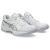 Hallenschuh ASICS "GEL-TASK 4", Gr. 42, weiß (weiß, pure silber), Synthetik, sportlich, Schuhe