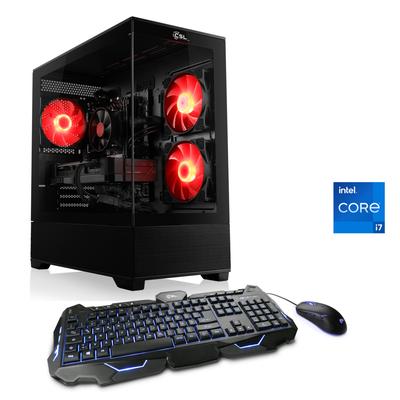 CSL Gaming-PC "AeroVision V24276", schwarz, Microsoft Windows 11 Home (64 Bit), 32 GB RAM 1000 GB SSD, Computer Image