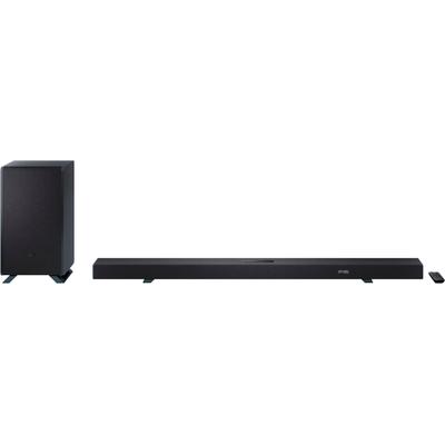 SHARP Soundbar "HT-SBW55121 5.1.2 Dolby Atmos/DTS:X mit Drahtlos-Subwoofer", schwarz, B:126cm H:7,5cm T:12,5cm, Lautsprecher Image