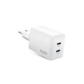Aqiila Chargebird W2 - Caricatore USB-C (45 W, tecnologia GaN, 2 porte USB-C PD, design compatto,