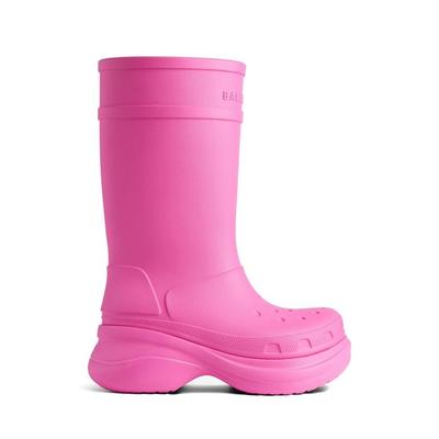 X Crocs Logo-embossed Boots