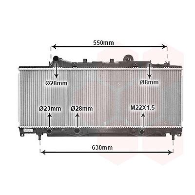 Van Wezel Kühler, 270 x 661 mm [Hersteller-Nr. 17002149] für Fiat Image