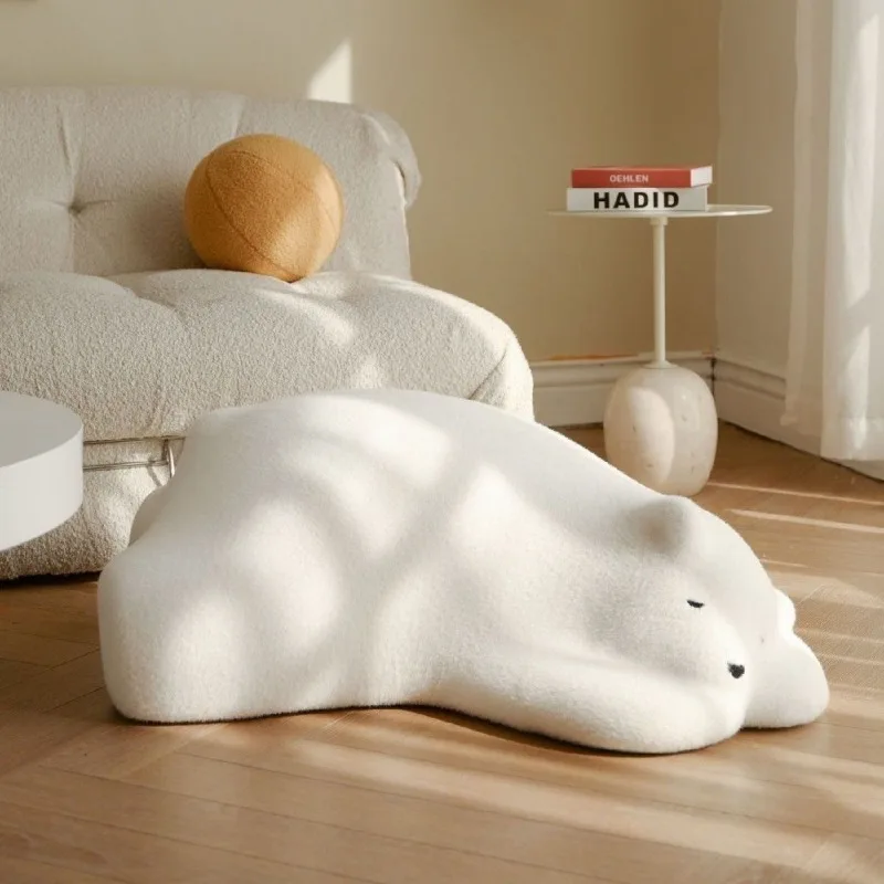 Eisbär Wohnzimmer Sofas Kreative Einzel Sofa Moderne Multifunktions Schlafsofas Minimalistischen Liege Stuhl Hause Möbel Image