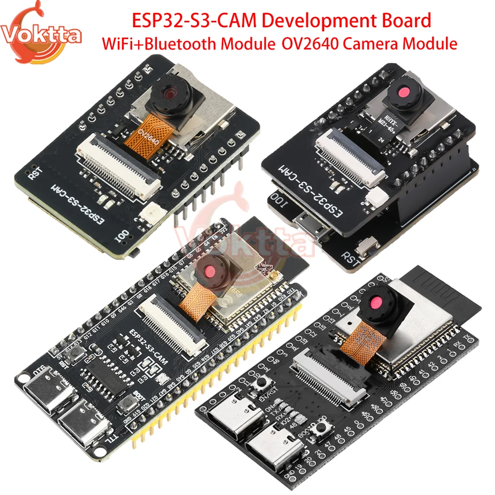ESP32-S3-CAM Entwicklungsboard 2,4 G WiFi + Bluetooth-Modul Onboard OV2640 Kameramodul Nodemcu ESP32 Serielle Erweiterungsplatine Image