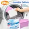30Pcs Laundry Tablets Cleaning Children's Clothing Laundry Soap Concentrated Washing Powder Detergent Washing Machines