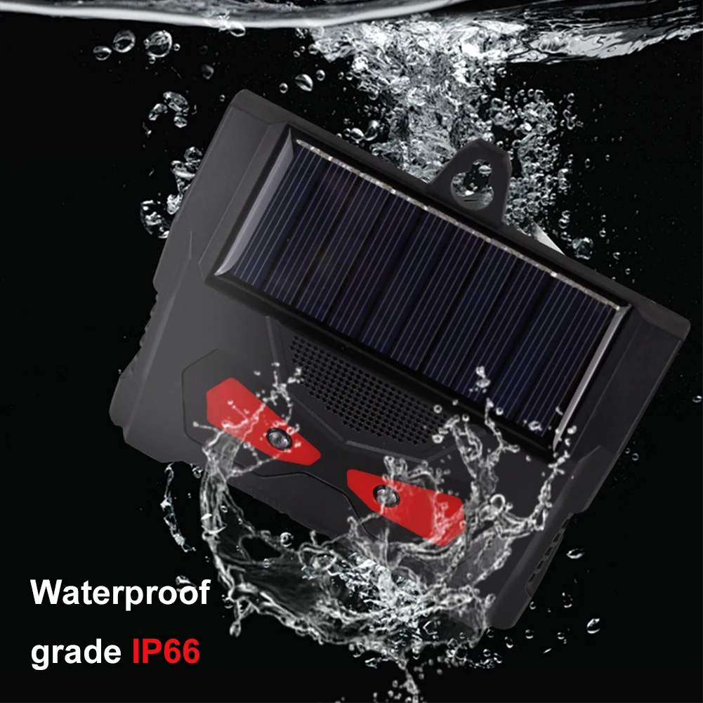 Ultraschall Solar Tier Repeller Solar Nacht tier Repeller wasserdicht für Eichhörnchen Waschbär Kaninchen Fuchs Garten Hof Farm