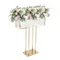Bymaocar 70*90cm Wedding Flower Stand, Wedding Crystal Flower Stand, Crystal Flower Stand Gold