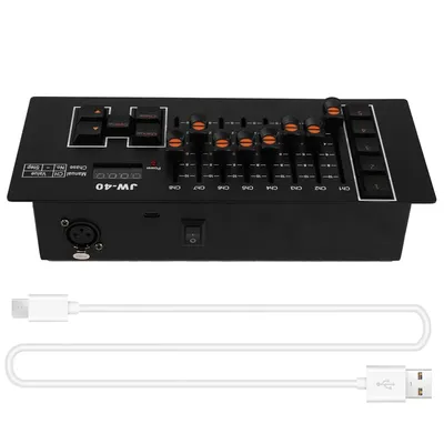 JW-40 Mini Console DMX Controller Stage Light Controller For Party DJ Disco Live Concerts KTV Night