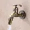 Antique European Style Washing Machine Faucet Wall-mounted Retro Single Cold Faucet Mop Pool Zinc Alloy Faucet
