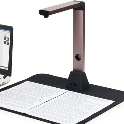 A3 A4 Größe Großformat Buch Foto Video OCR Hochgeschwindigkeits-tragbarer 13 MP USB-Visualizer Auto-Dokumentenkamera-Scanner für das Büro