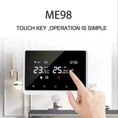 Neue ME98 Tuya Wifi LCD Touch Screen Boden Heizung Wand Thermostat, WiFi Thermostat