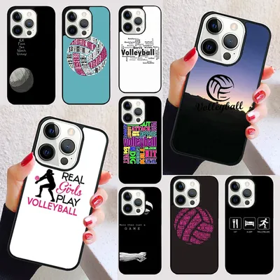 Play Volleyball Ball cover For iPhone 15 16 13 12 11 14 Pro Max Mini Max SE 2020 7 8 6S Plus Phone