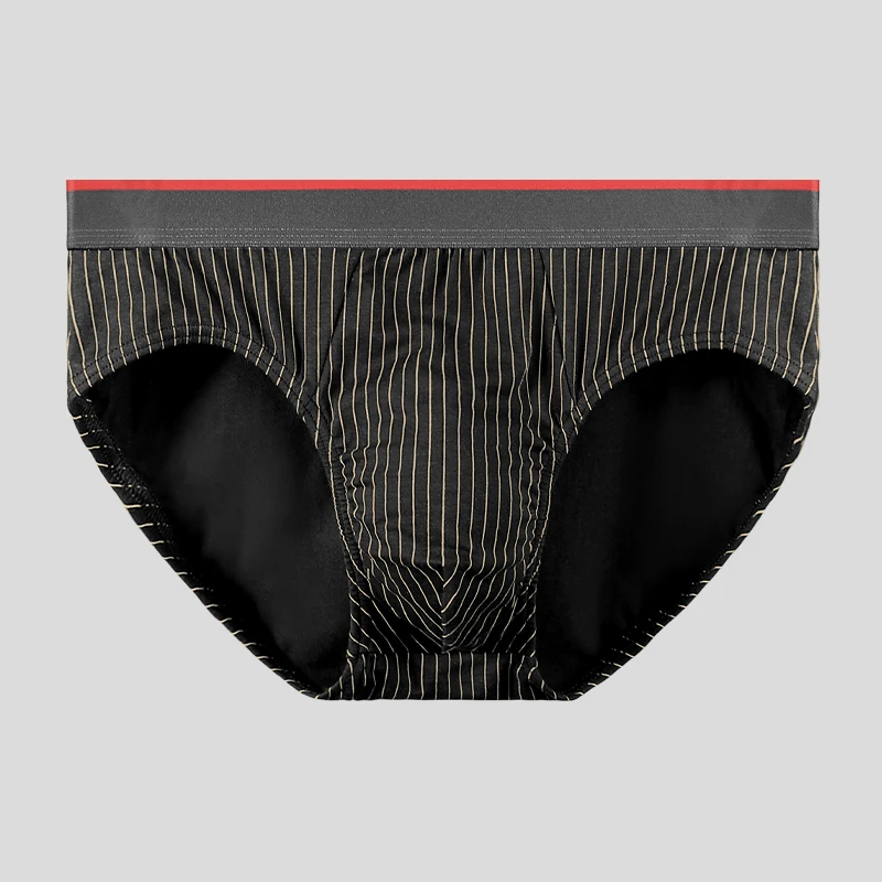 5PCSHerrenunterwäsche, antibakterielle Baumwoll-Slips für Herren, große Sohlen für Teenager Image