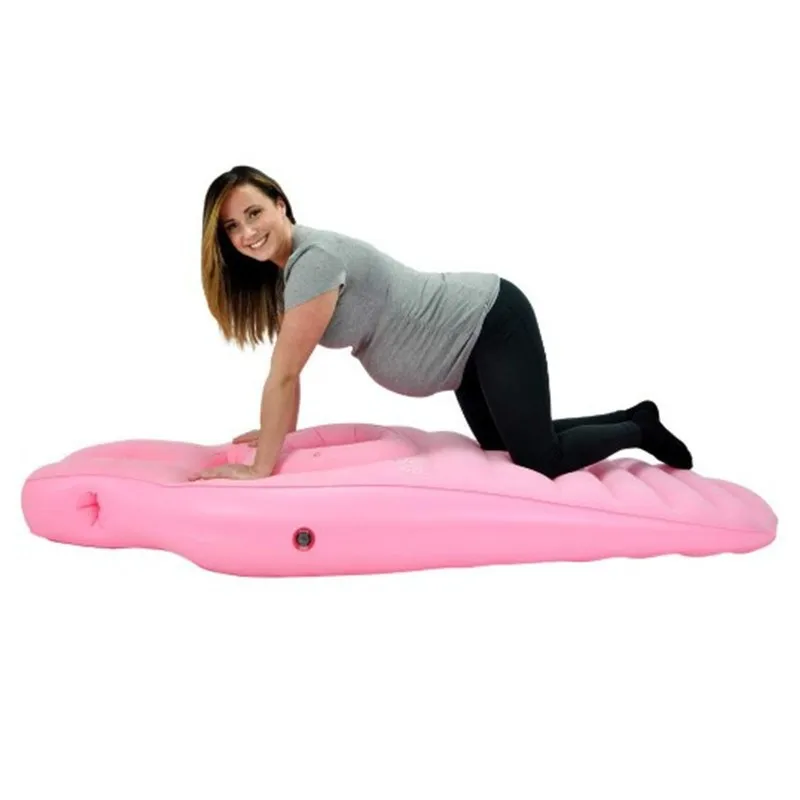 Wassermatratze für schwangere Frauen, aufblasbares schwimmendes Bett, PVC-Matratze, Beflockung, verdickte Matratze, Mama-Yogamatte, Großhandel
