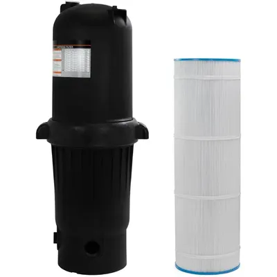 200 sq/ft Pool Cartridge Filter for In-Ground Swimming Pool and Spa Pool Filter System for Pools Up to 72,000 Gall