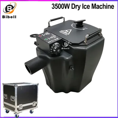 Flight Case 3500W 6000W Dry Ice Machine with option Stage Effect Dry Ice Fog Low Lying Fog Machine Wedding Event Disco Show