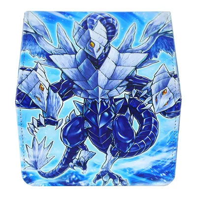 Diy Yu-Gi-Oh! Trishula Dragon of The Ice Barrier Kartenschutzbox Ygo Leder Sammlung Karte Aufbewahrungsbox Anime Karte Geschenk Spielzeug Image