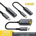 140W Universale Del Computer Portatile 5V 9V 20V DC Femmina a USB C Tipo C PD Adattatore di Alimentazione Convertitore Cavo di Ricarica Veloce per Macbook Huawei