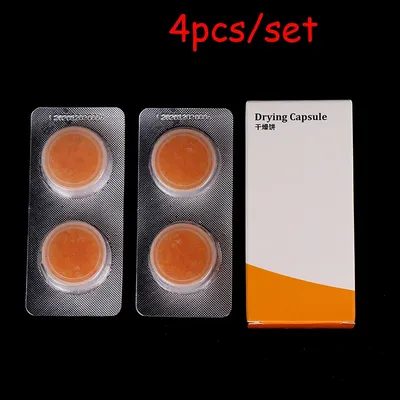 Hearing Aid Drying Capsules Desiccant Dehumidifier Drying Pallet for BTE 4Pcs/Set