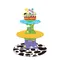 3-stufiger Toy Story Rocket Cake Display Stand Happy Birthday Cupcake Rack Holder Baby Shower Party Cake Tray Dekoration Supplies