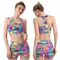 Tuta da donna Tuta da fitness elastica Canotta da allenamento Set da yoga Pantaloncini da palestra Abbigliamento sportivo da donna Abbigliamento sportivo femminile Completo da corsa