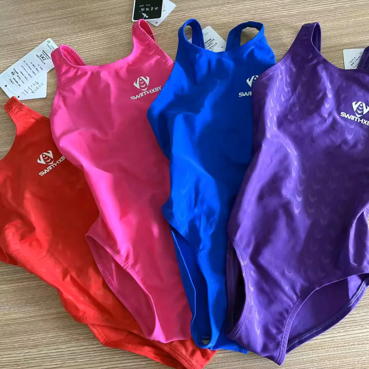 Einteilige Badebekleidung für Damen, dünn, zum Schwimmen, Schlankheitskleidung, sportlich, rückenfrei, Badeanzug für Mädchen, enge schwarze schlanke Badebekleidung 280 Image