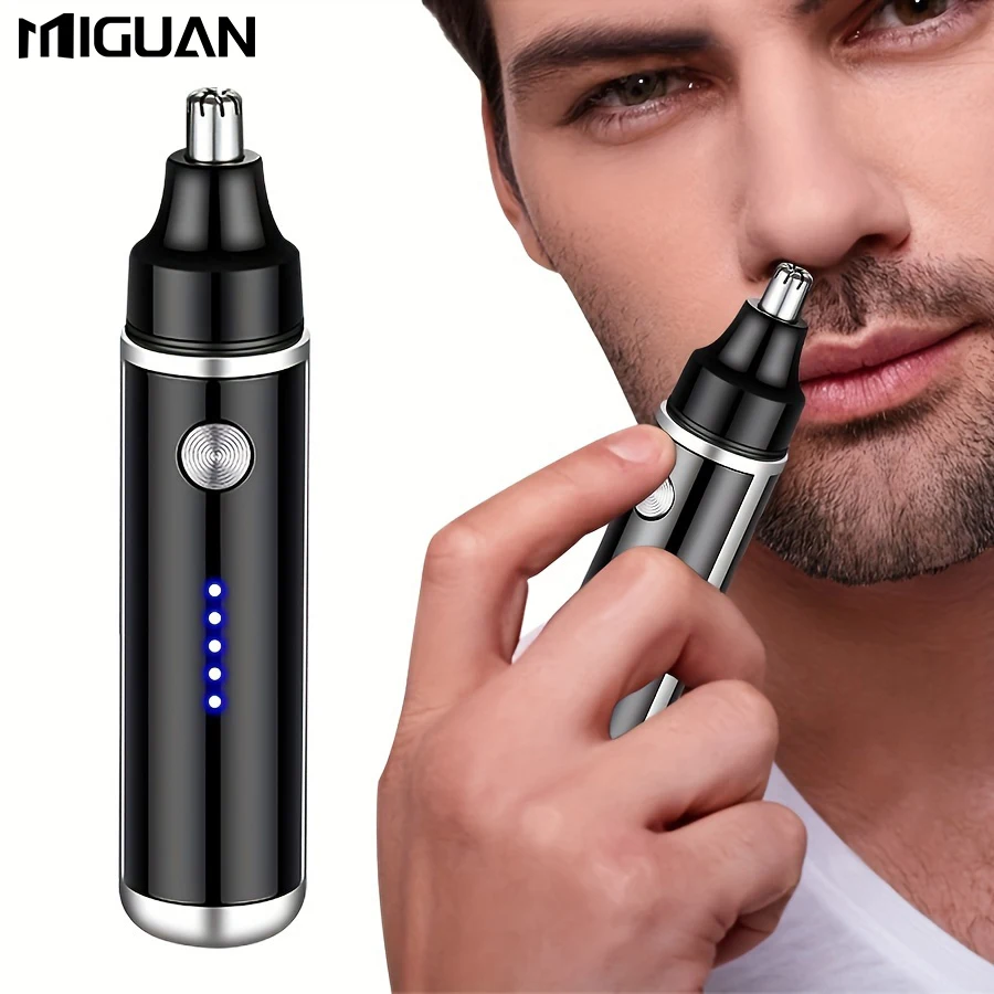 Electric Nose Trimmer, USB Rechargeable Trimmer For Nose And Ear Hair, Nose Hair Shaver For Women And Men,Painless Eyebrow
