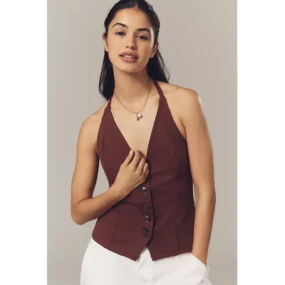 By Anthropologie Halter Vest