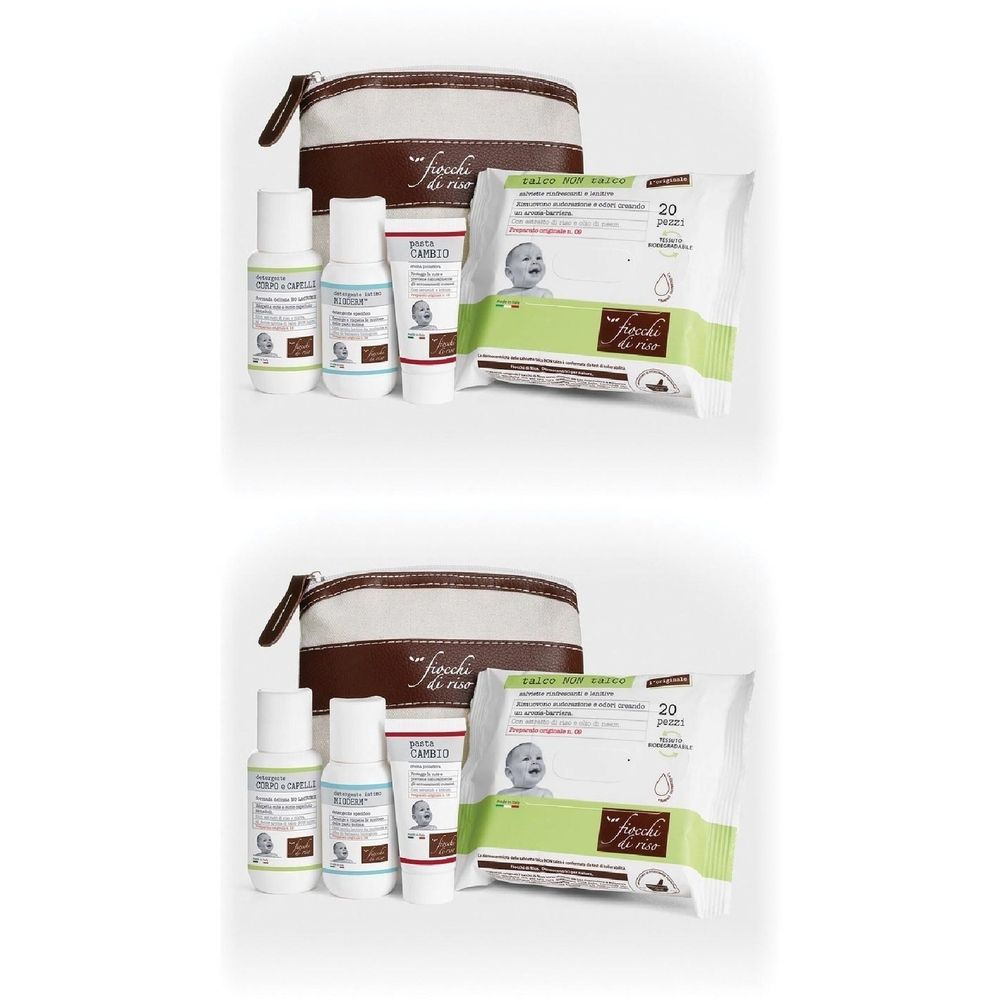 Cofanetto Bebe' Fiocchi Di Riso 2x1 pz Set