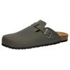 Clog LICO "Pantolette Bioline Clog Soft", Gr. 41, grün, Synthetik, Schuhe
