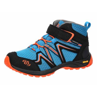 Wanderstiefel BRÜTTING "Outdoorstiefel Rockwall", Gr. 27, blau, Synthetik, Schuhe Image