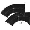 Vhbw - 2x Aktivkohlefilter Ersatz für zanker E3CFE10, 902979380/0 für Dunstabzugshaube - 28 x