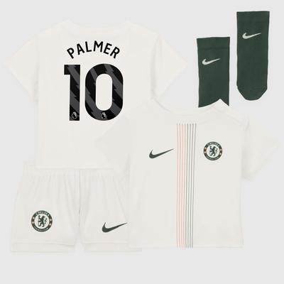 Chelsea Stadion Auswärtsdress 2025-26 - Kleinkinder mit Aufdruck Palmer 10 Image