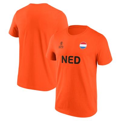 UEFA Euro 25 Niederlande Grafik T-Shirt - Orange - Unisex Image