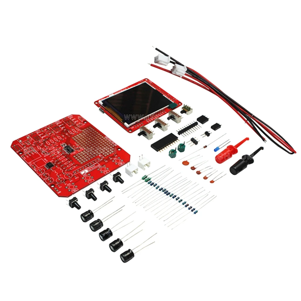 Mini kit d'oscilloscope numérique DSO138, bricolage, apprentissage, mise à niveau DSOpara de poche (pièces de rechange)