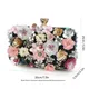 Mode Frauen Taschen Blume Diamanten Stickerei kleine Clutch Luxus Dame Handtaschen Abend taschen Neuankömmling Kette Schulter Geldbörse