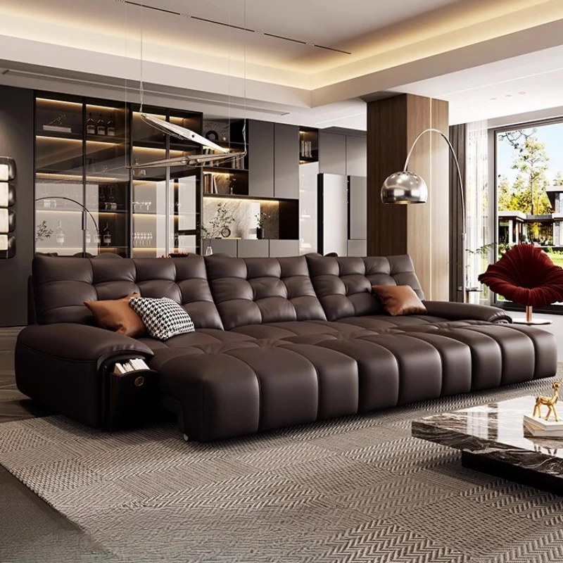 Minimalistische moderne Wohnzimmersofas, Futon-Couch, Sessel, multifunktionale Sofas, Balkon, Terrasse, entspannende Holz-Divano-Möbel Image