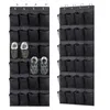 Schuhregal über der Tür mit 24 großen Netztaschen, hängender Schuh-Organizer für Schrank, hängendes