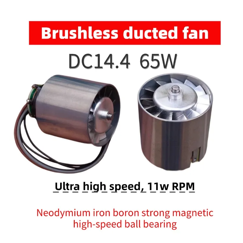 DC14,4 V, 65 W, 110000 U/min, bürstenloser Ultra-Hochgeschwindigkeits-Zuckerventilator, heftiger dreiphasiger bürstenloser Ventilator Image