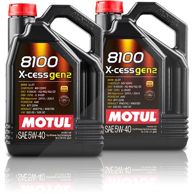 Motul 10 L 8100 X-cess Gen2 5W-40 [Hersteller-Nr. 112351] Image
